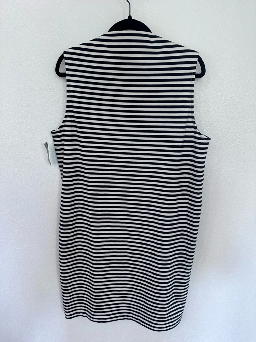 Kate Spade Sleeveless Striped Dress - Black & White - Picture 2 of 4